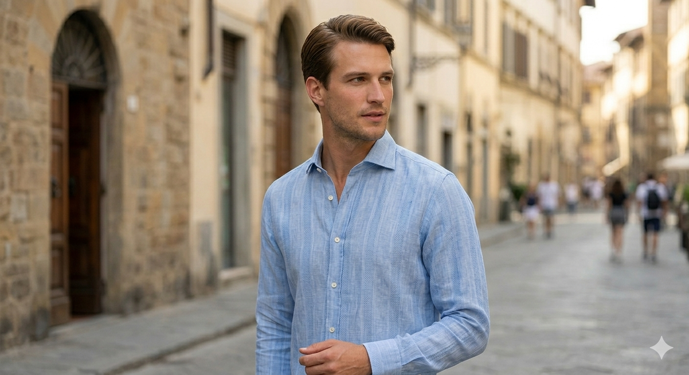 Camicia uomo MARKUP collo francese cotone