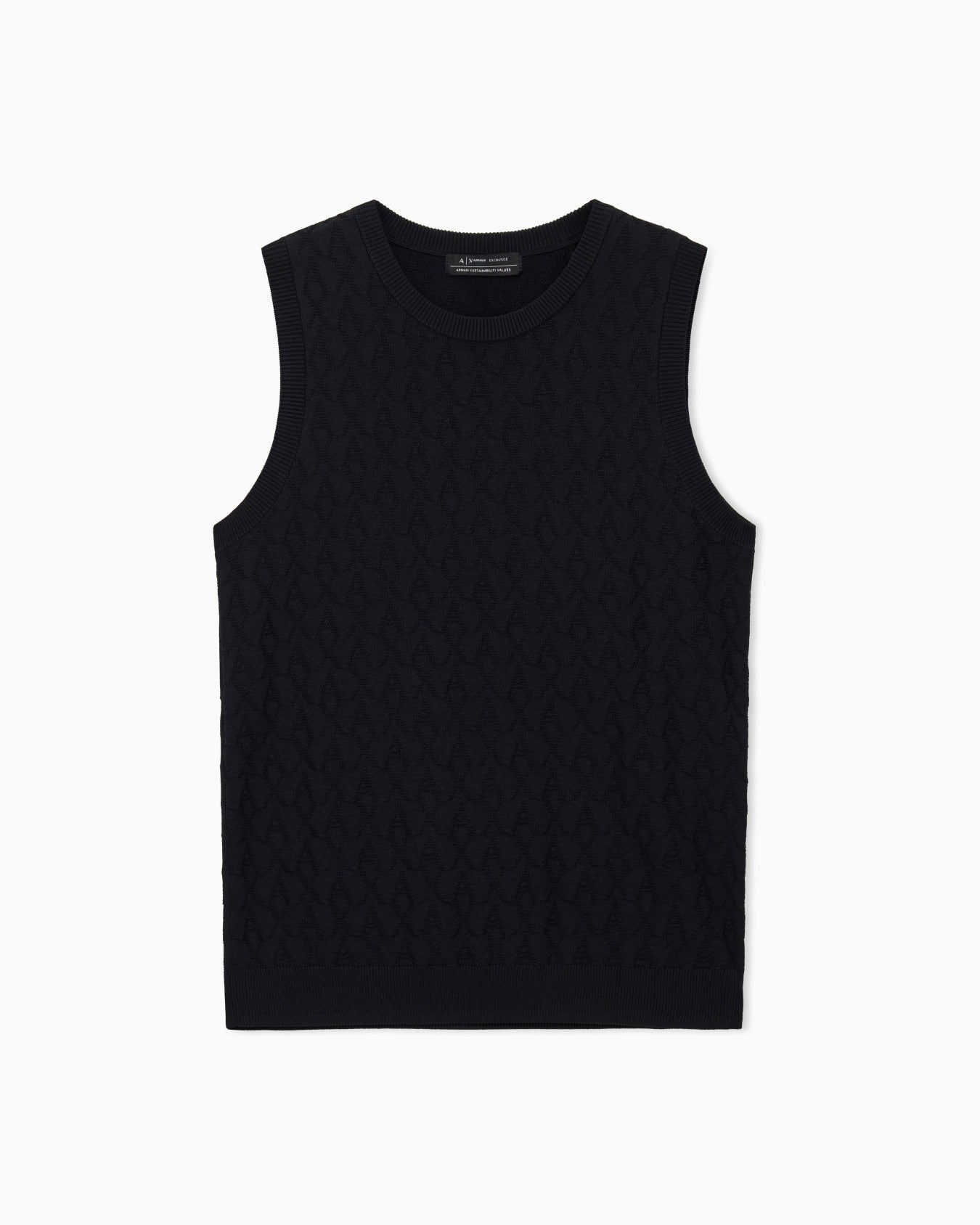 Top donna A|X cropped lavorato Armani Exchange