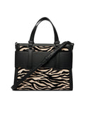 Borsa Armani Exchange donna logo allover poliestere