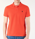 Polo uomo U.S. Polo Assn. cotone piqué manica corta