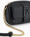 Borsa donna A|X ecopelle logo tracolla regolabile