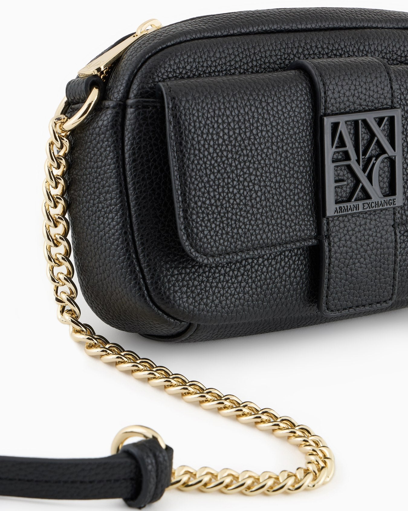 Borsa donna A|X ecopelle logo tracolla regolabile