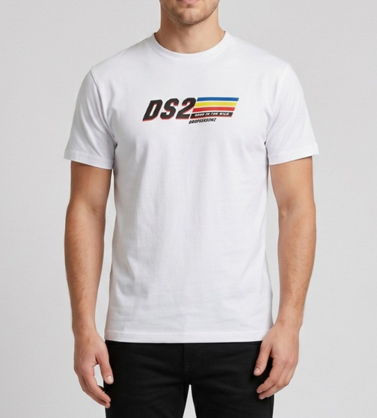 T-shirt DS2 uomo manica corta logata PE 2026