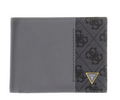 Portafoglio Guess uomo Milano bifold misto nero
