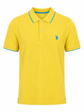 Polo uomo U.S. Polo Assn. micro piqué manica corta