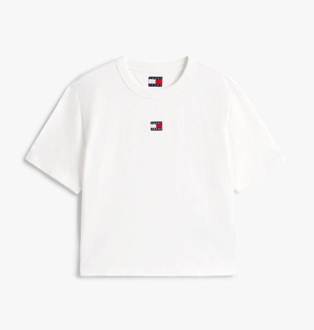 T-shirt donna Tommy Jeans con logo scollo tondo