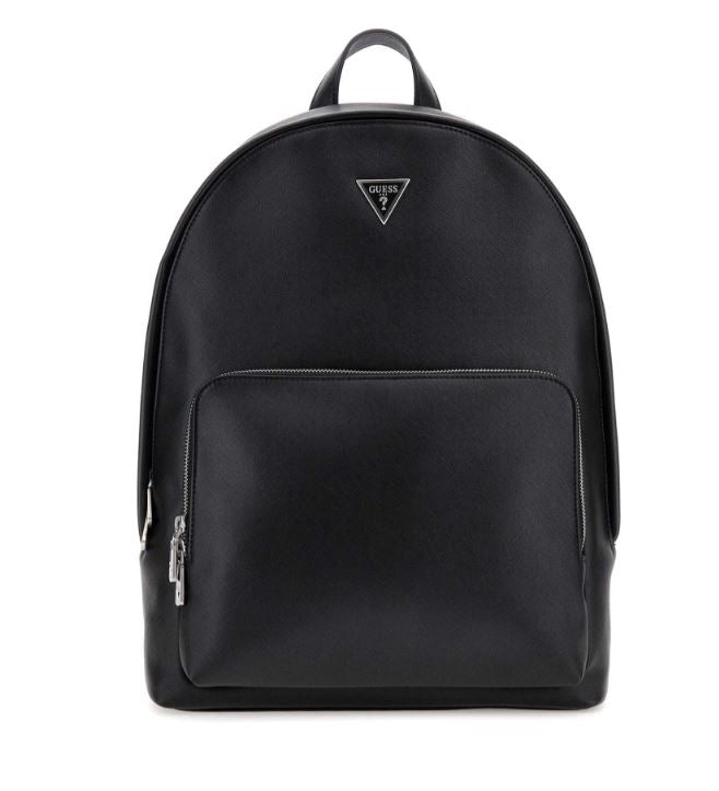 Zaino Guess uomo Certosa saffiano similpelle nero