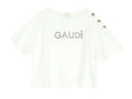 T-shirt donna Gaudi' Jeans manica corta cotone