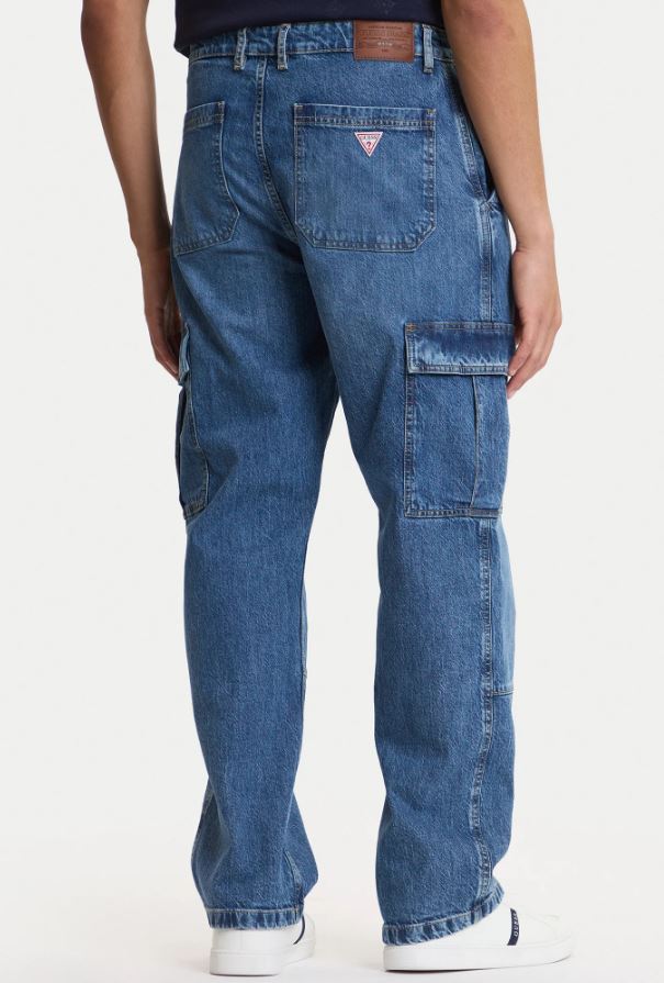 Jeans cargo Guess Jeans uomo denim