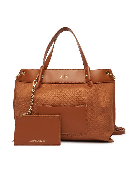 Borsa shopper A|X Armani Exchange donna ecopelle