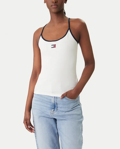 T-shirt Tommy Jeans Donna Slim Cotone PE 2026