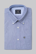 Camicia button down ASCOT uomo popeline cotone
