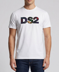 T-shirt DS2 uomo manica corta cotone Drop Season 2