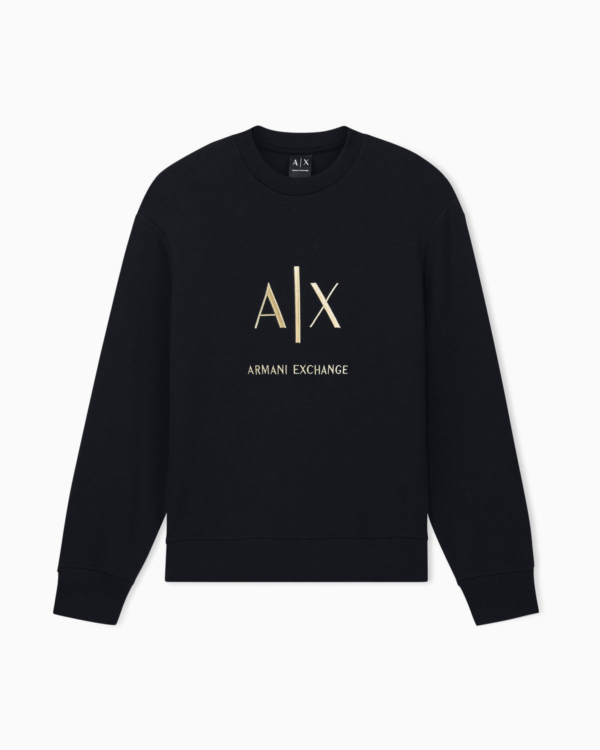 Felpa uomo Armani Exchange cotone logo AI 2026