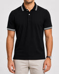 Polo mezza manica MARKUP uomo piquet con patch