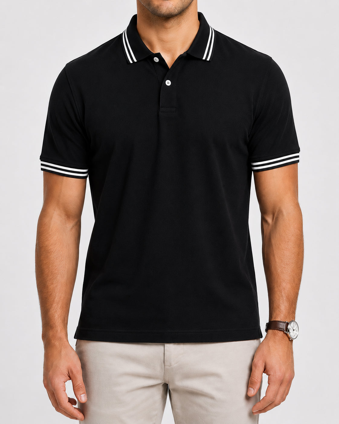 Polo mezza manica MARKUP uomo piquet con patch