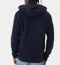 Felpa cappuccio Guess uomo zip cotone