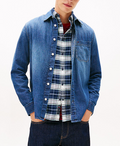 Camicia denim Tommy Jeans uomo regular fit manica lunga