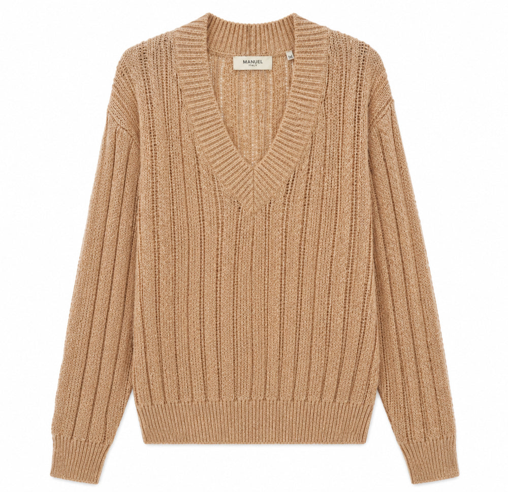 maglie donna MARKUP traforata filo paillettes