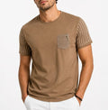 T-shirt MARKUP uomo jersey maniche in lino