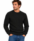 Maglia MARKUP uomo girocollo trecce viscosa