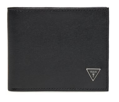 Portafoglio Guess uomo Milano billfold pelle nero