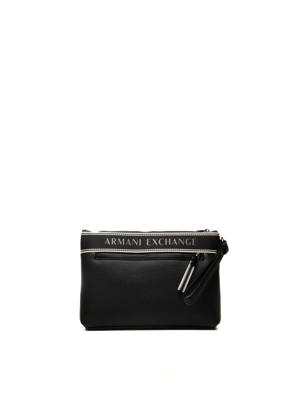 Pochette uomo A|X ecopelle logo monogram