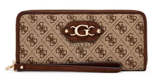 Portafoglio donna Guess Samantha zip-around logo