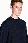 Maglia A|X uomo viscosa costine logo