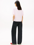 T-shirt Donna Tommy Jeans Logo Cotone Organico
