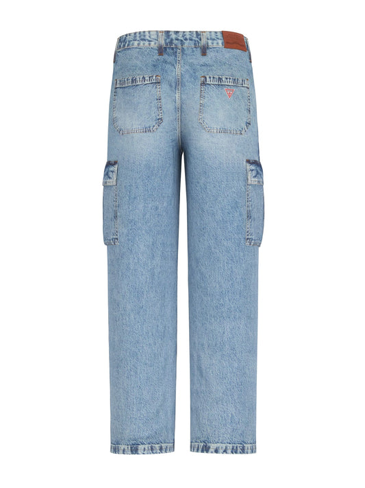 Jeans cargo Guess Jeans uomo denim regular fit