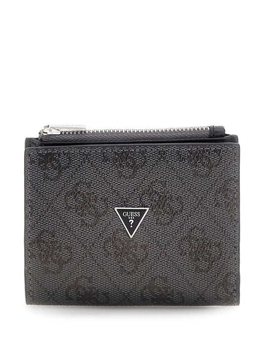 Portafoglio Milano Guess uomo bifold zip vera pelle