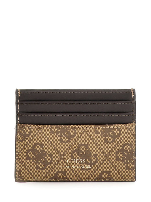 Portacarte Guess uomo Milano similpelle nero
