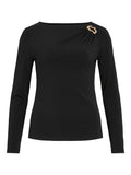 Blusa VILA donna maglia scollo chiuso poliestere