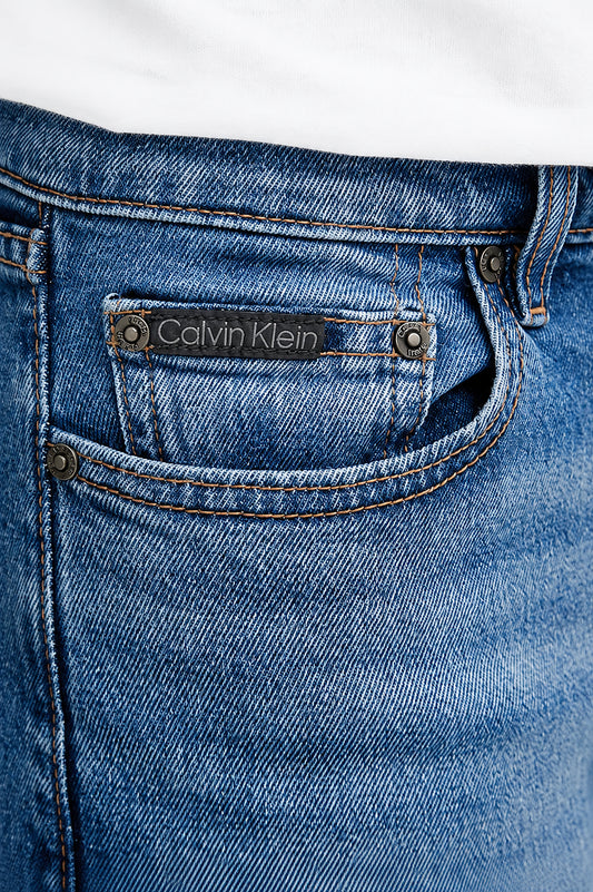 Jeans Calvin Klein uomo slim straight denim stretch