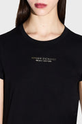 T-shirt donna manica corta Armani Exchange A|X cotone logo PE 2026