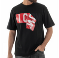T-shirt donna ICON cotone logo glitter manica corta