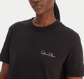 T-shirt donna CKJ Classic Graphic cotone PE 26 black