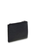 Portafoglio Milano Guess uomo bifold zip pelle tessuto