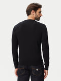 Maglione Mason Guess uomo girocollo logo stampato viscosa