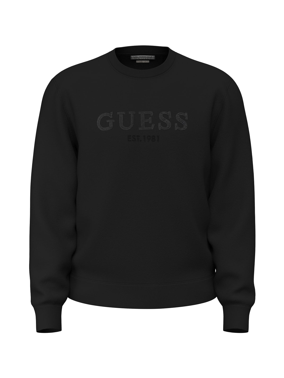 Felpa uomo Guess girocollo logo cotone