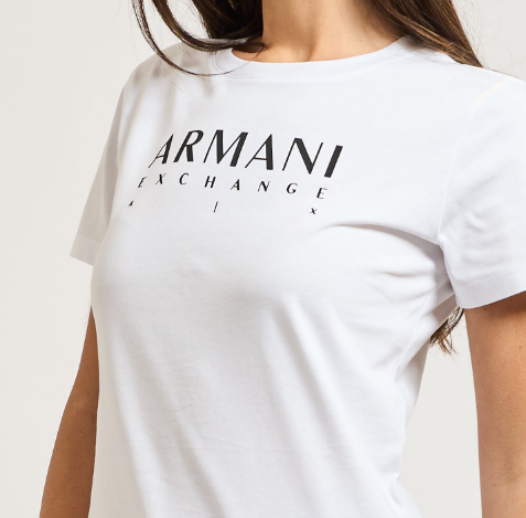 T-shirt donna Armani Exchange A|X manica corta cotone