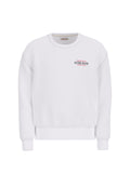Felpa Guess Jeans uomo regular logo cotone