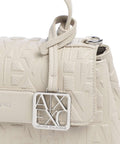Borsa donna Armani Exchange poliestere logo allover
