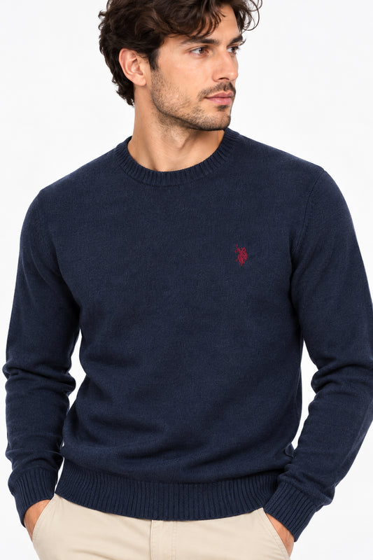 Maglia girocollo U.S. Polo Assn. uomo cotone cashmere Leon