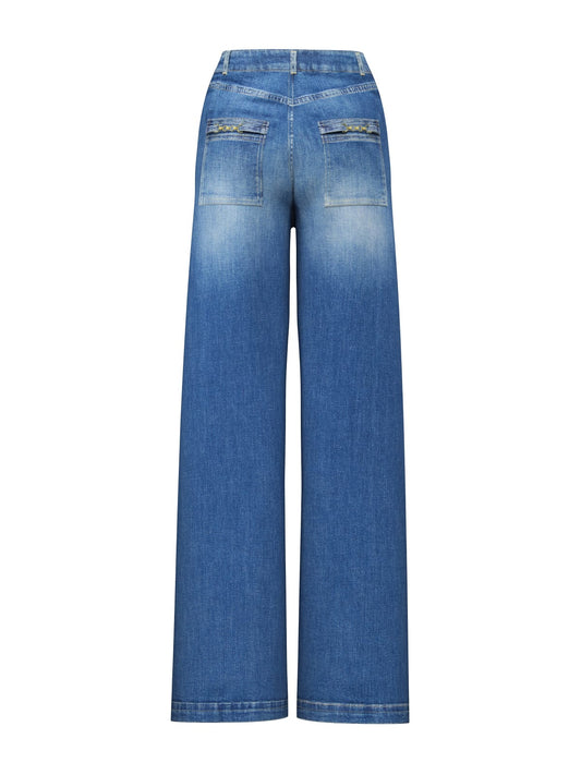 Jeans Guess donna Bellagio tasche catena denim