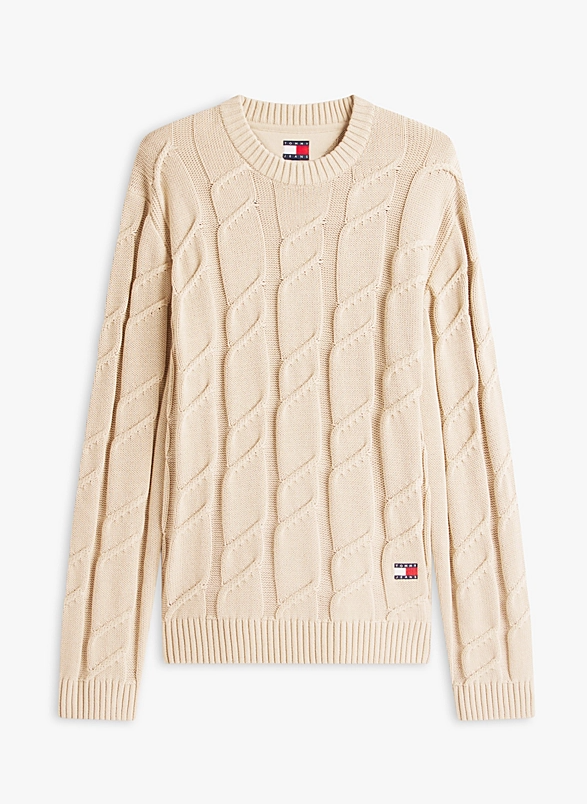Maglia Tommy Jeans uomo chunky regular cotone PE 2026