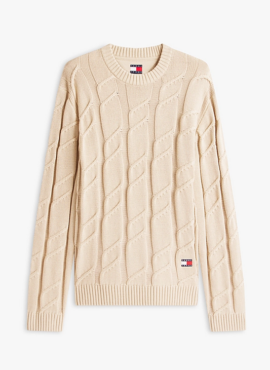 Maglia Tommy Jeans uomo chunky regular cotone PE 2026