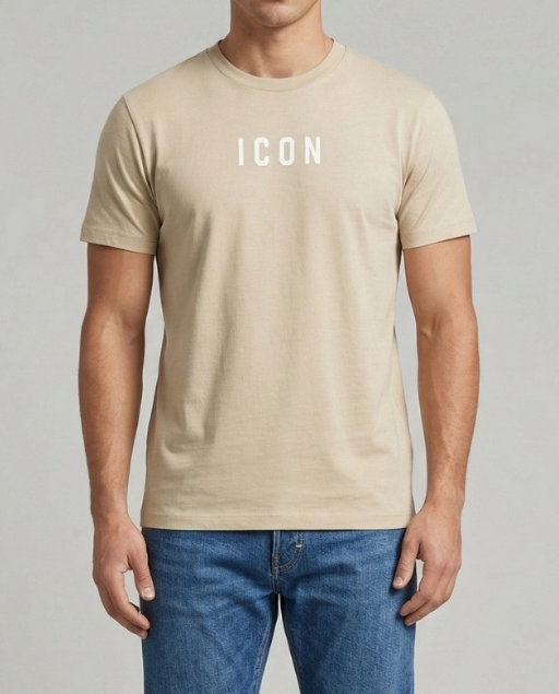 T-shirt uomo ICON cotone logo centrale