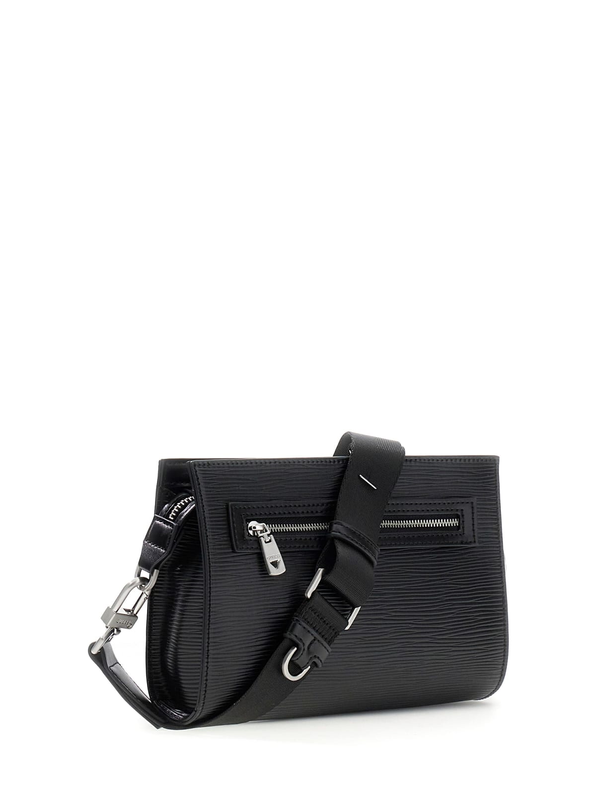 Borsa Guess uomo Milano tracolla top zip similpelle